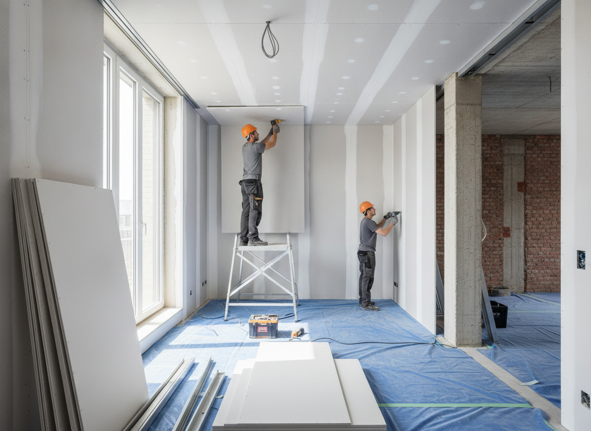 Trockenbau in einer Kölner Wohnung